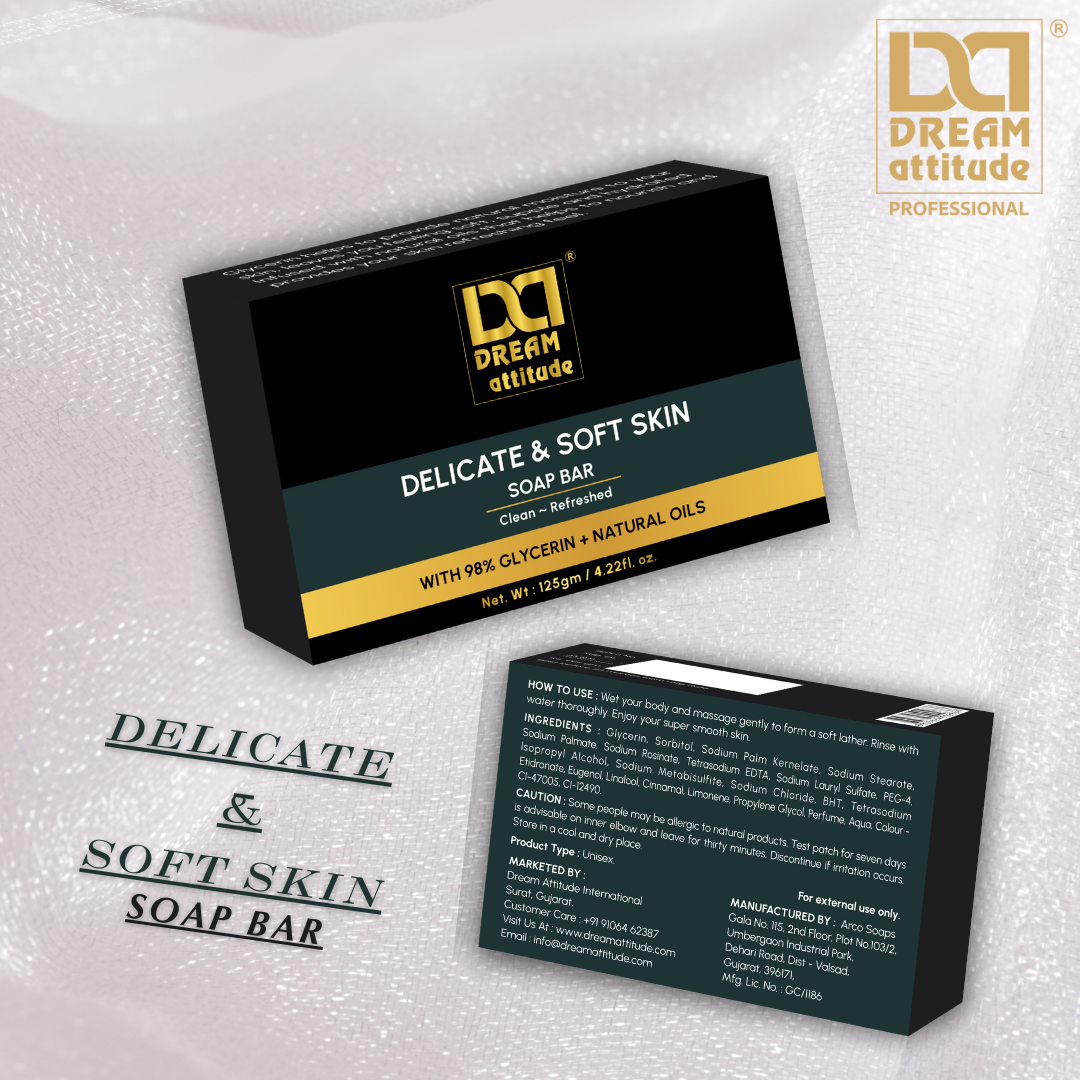 DELICATE AND SOFT SKIN SOAP BAR [125GM] - Image 11 - DREAM Attitude