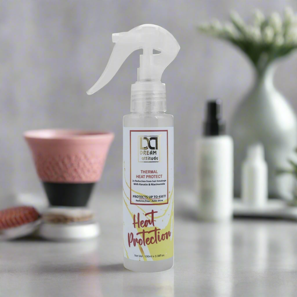 Thermal Heat Protect Spray | Protects Hair Up to 450°F | Reduces Frizz & Adds Shine - Image 4 - DREAM Attitude