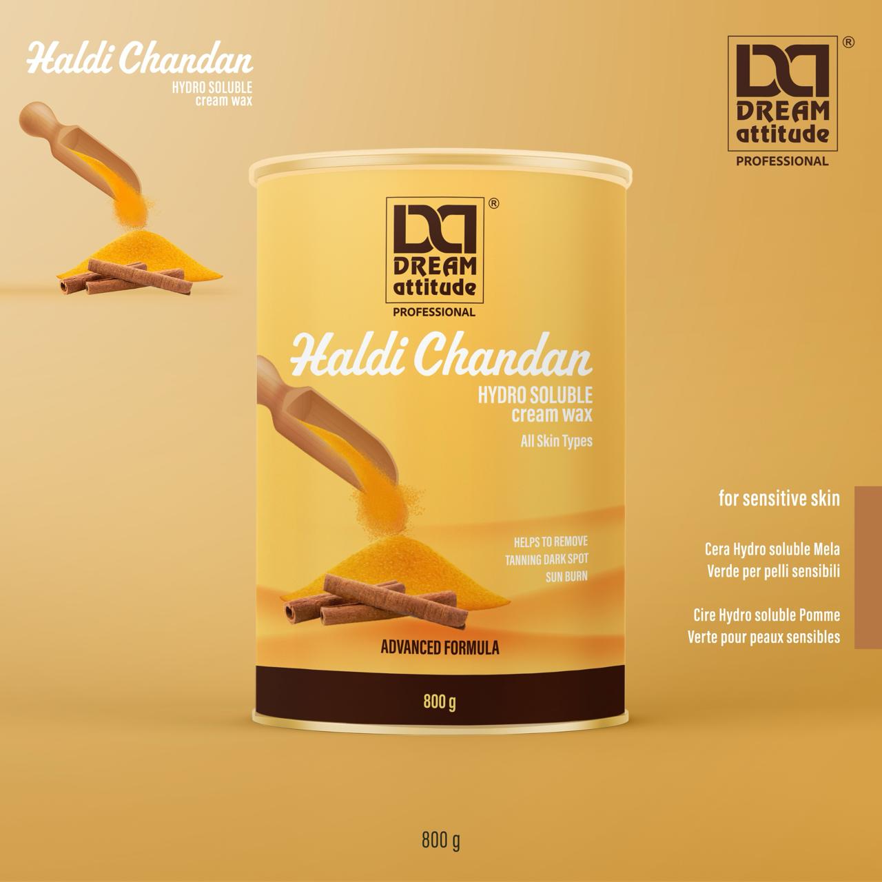 Haldi Chandan Hydro Soluble Cream Wax [800gm]