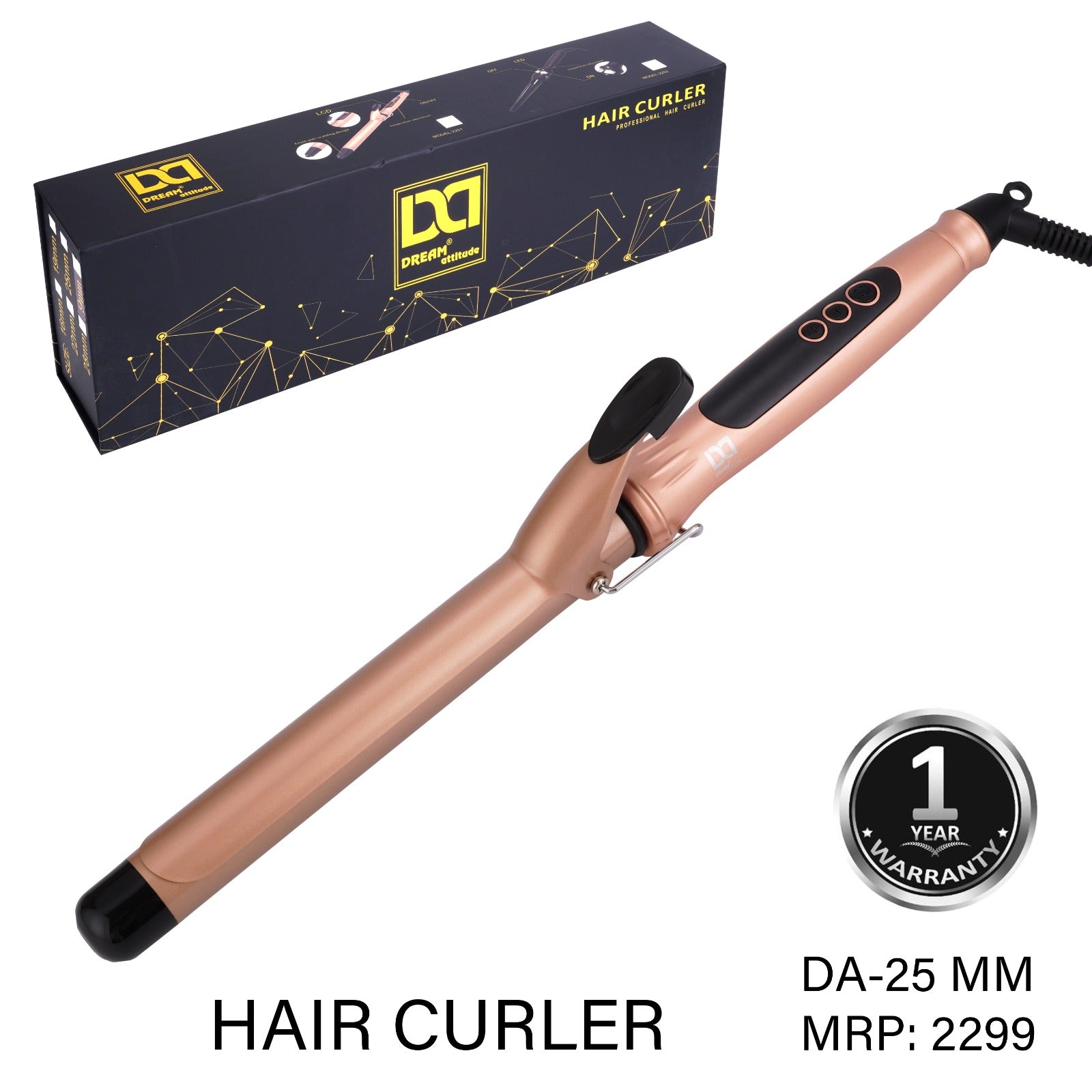 Dream Attitude Professional Curling Tong: Unleash Your Styling Potential [MODEL NO:2201] - Image 10 - DREAM Attitude