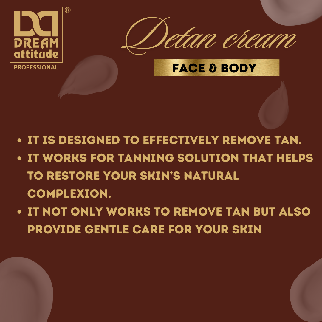 Detan cream (face & body] - Image 4 - DREAM Attitude