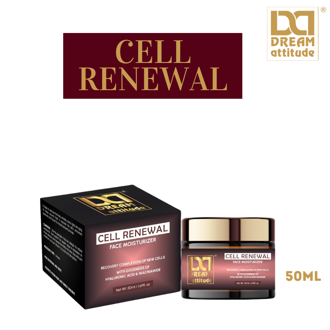 Cell Renewal Face Moisturizer [50ML] - Image 3 - DREAM Attitude