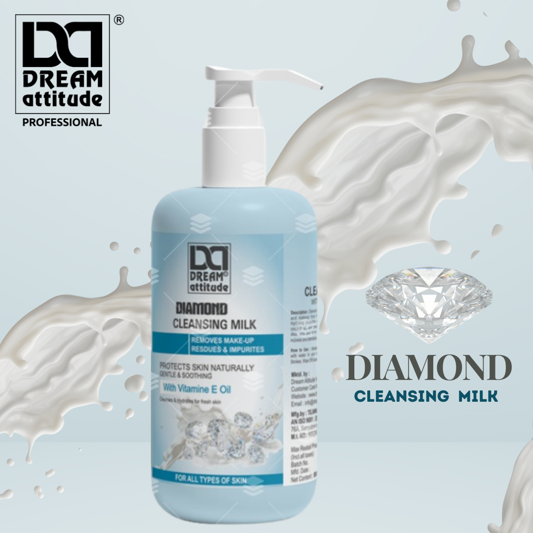 DIAMOND CLEANSING MILK [900ML] [500ML] - Image 2 - DREAM Attitude