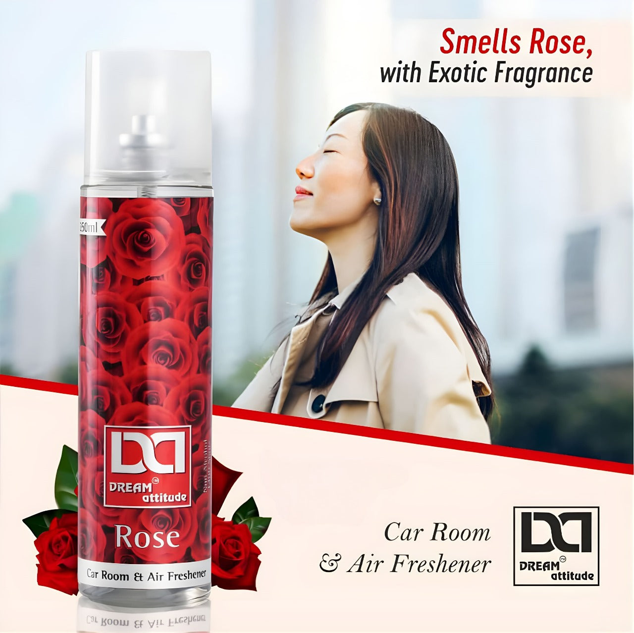 DREAM attitude Rose Air Freshener: Timeless Romance and Elegance