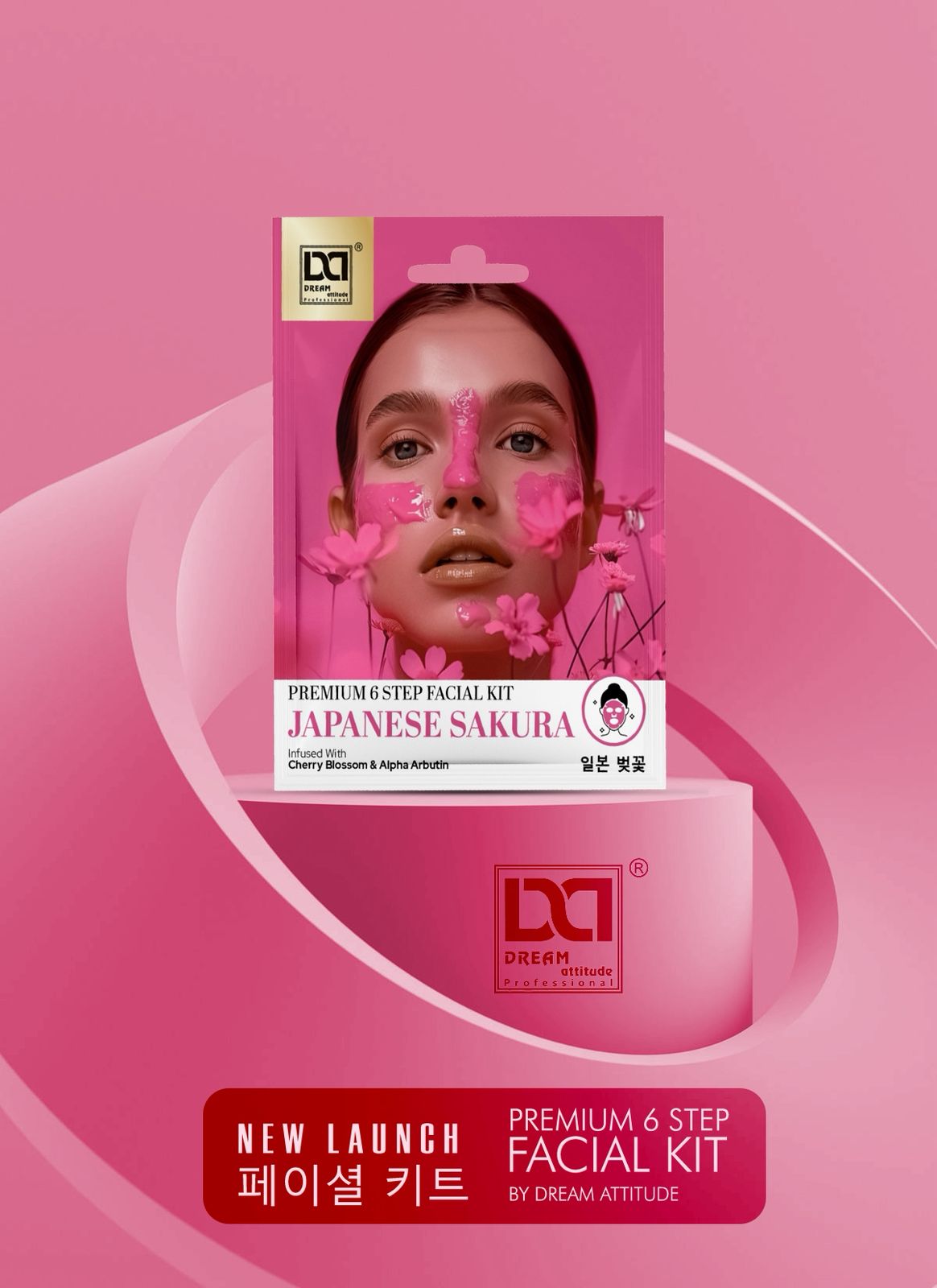 JAPANESE SAKURA PREMIUM SIX STEP FACIAL KIT - Image 3 - DREAM Attitude