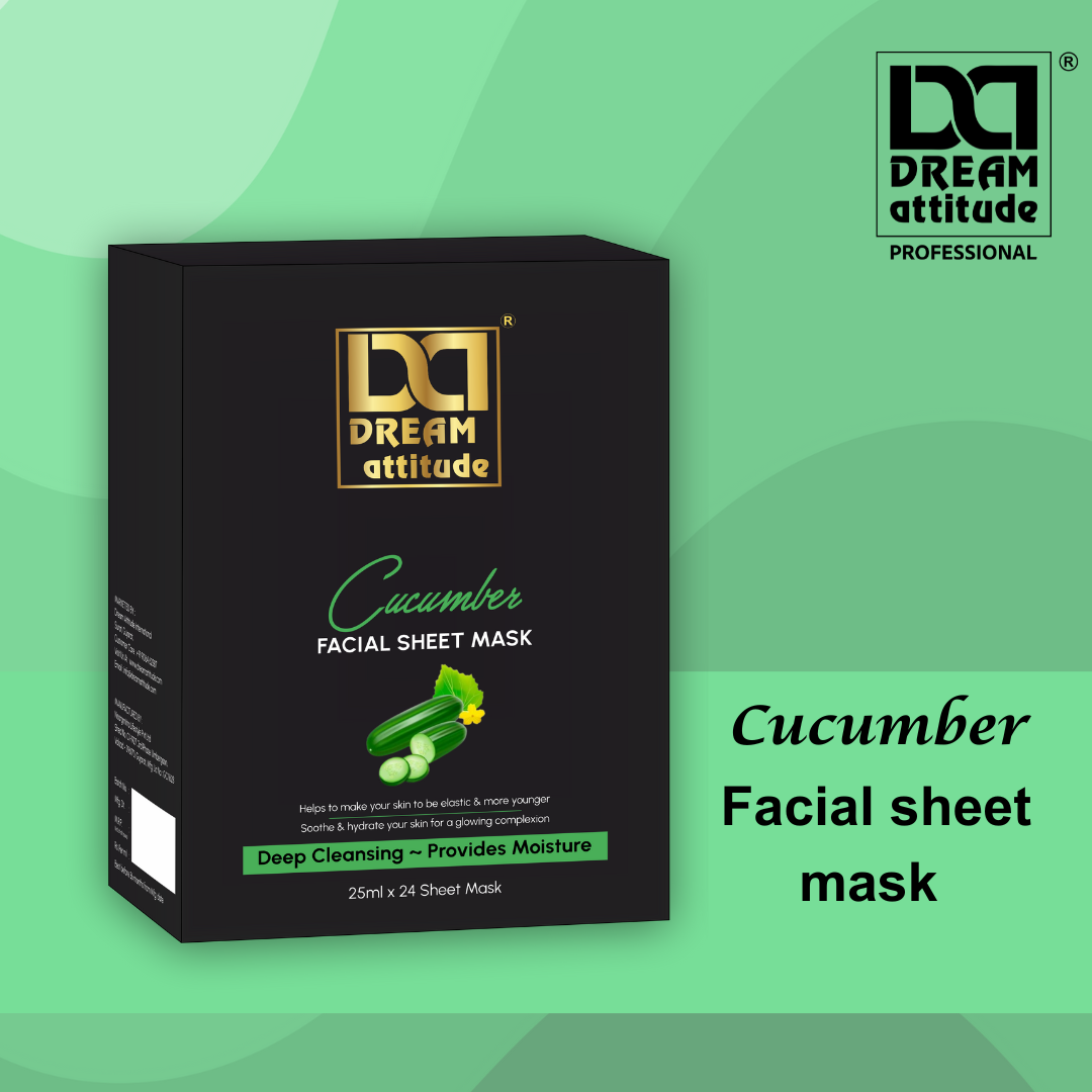 Cucumber  Facial Sheet Mask - Image 5 - DREAM Attitude