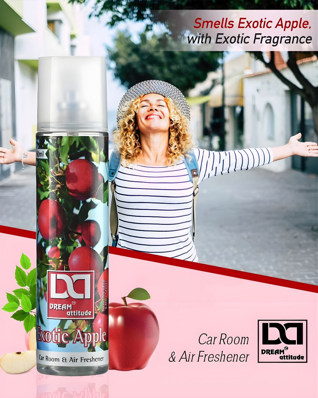 DREAM attitude Exotic Apple Air Freshener: Fruity Haven of Freshness