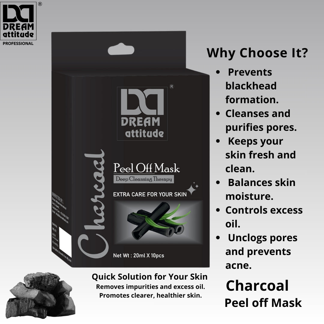 Charcoal Peel Off Mask for Deep Cleansing & Fresh Skin - Image 7 - DREAM Attitude