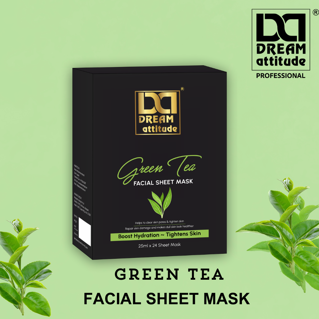 Green Tea Facial Sheet Mask - Image 5 - DREAM Attitude