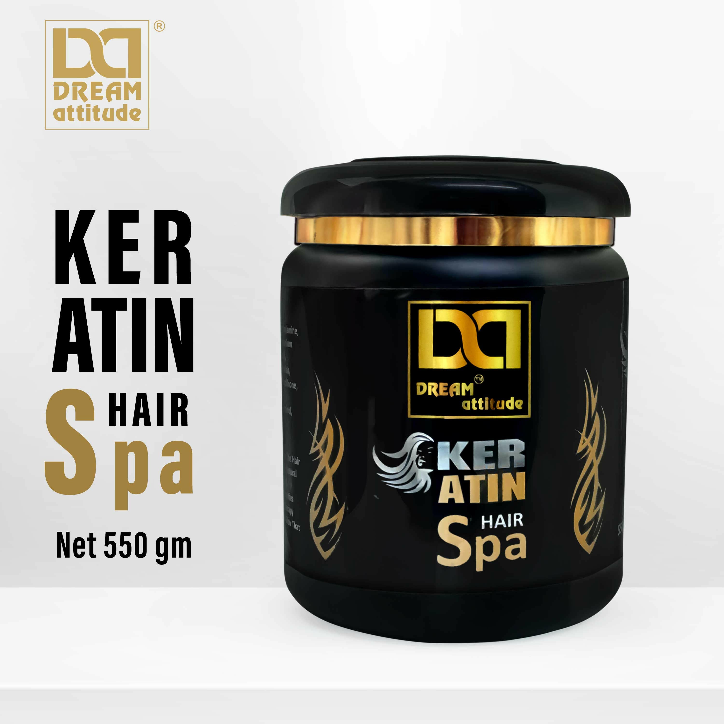 Dream Attitude Keratin Hair Spa - Indulgent Nourishment and Silky Smooth Finish 550GM