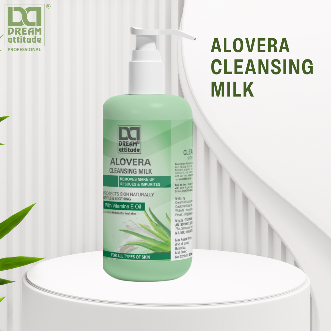 ALOEVERA CLEANSING MILK [900ML] [500ml] - Image 5 - DREAM Attitude