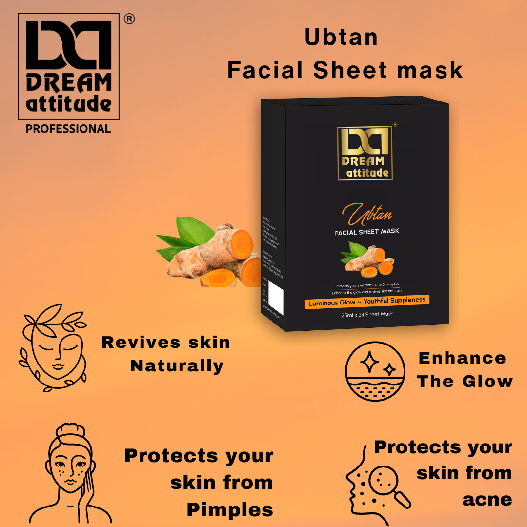 Ubtan facial sheet mask - Image 6 - DREAM Attitude