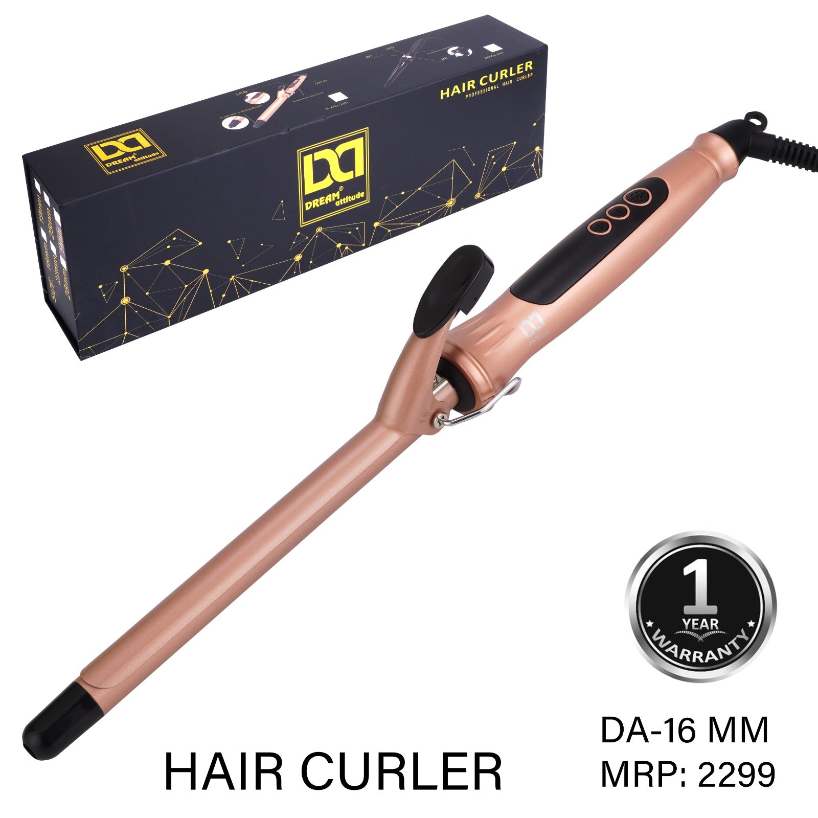 Dream Attitude Professional Curling Tong: Unleash Your Styling Potential [MODEL NO:2201] - Image 4 - DREAM Attitude