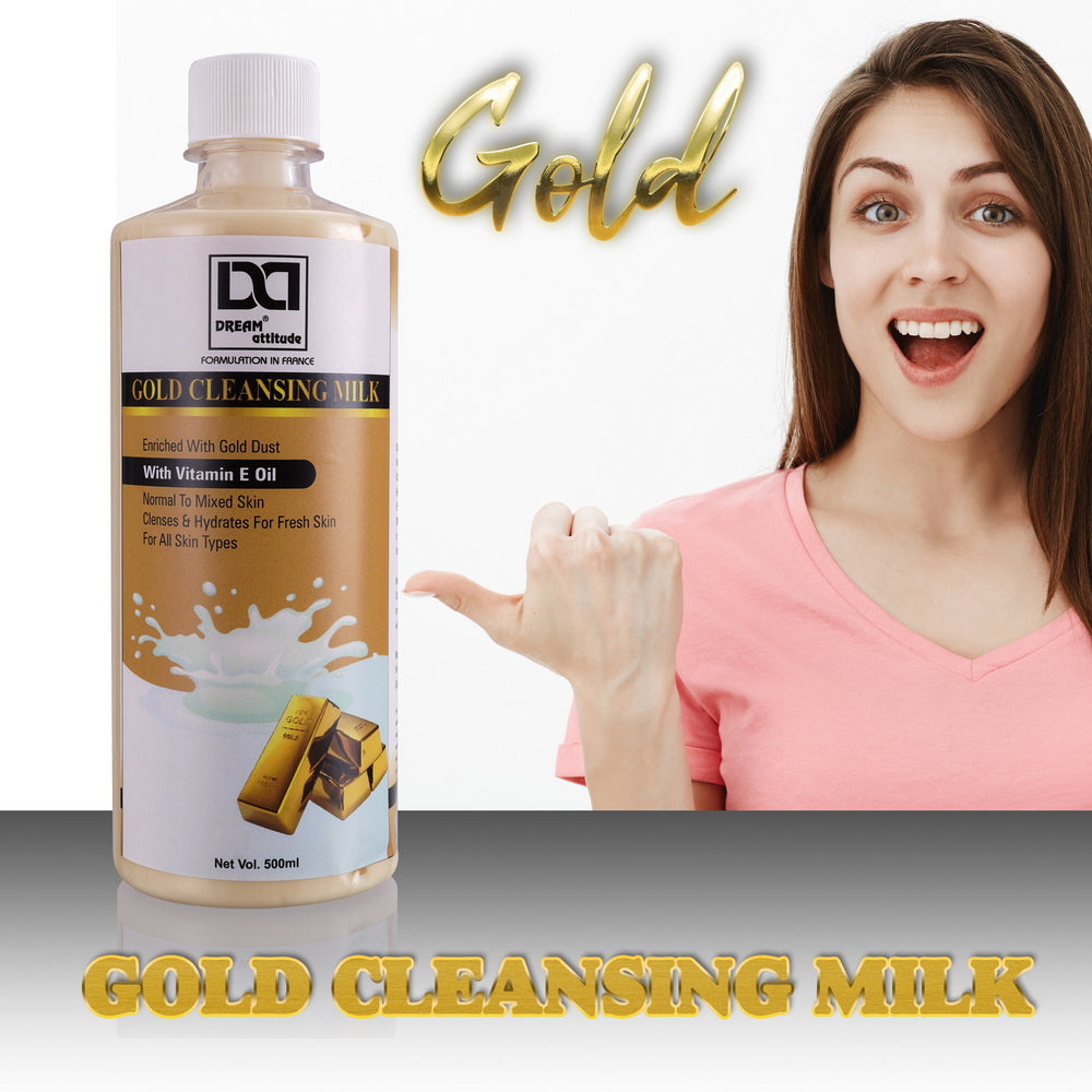 Gold Cleansing Milk [900ML] [500ml] - Image 2 - DREAM Attitude
