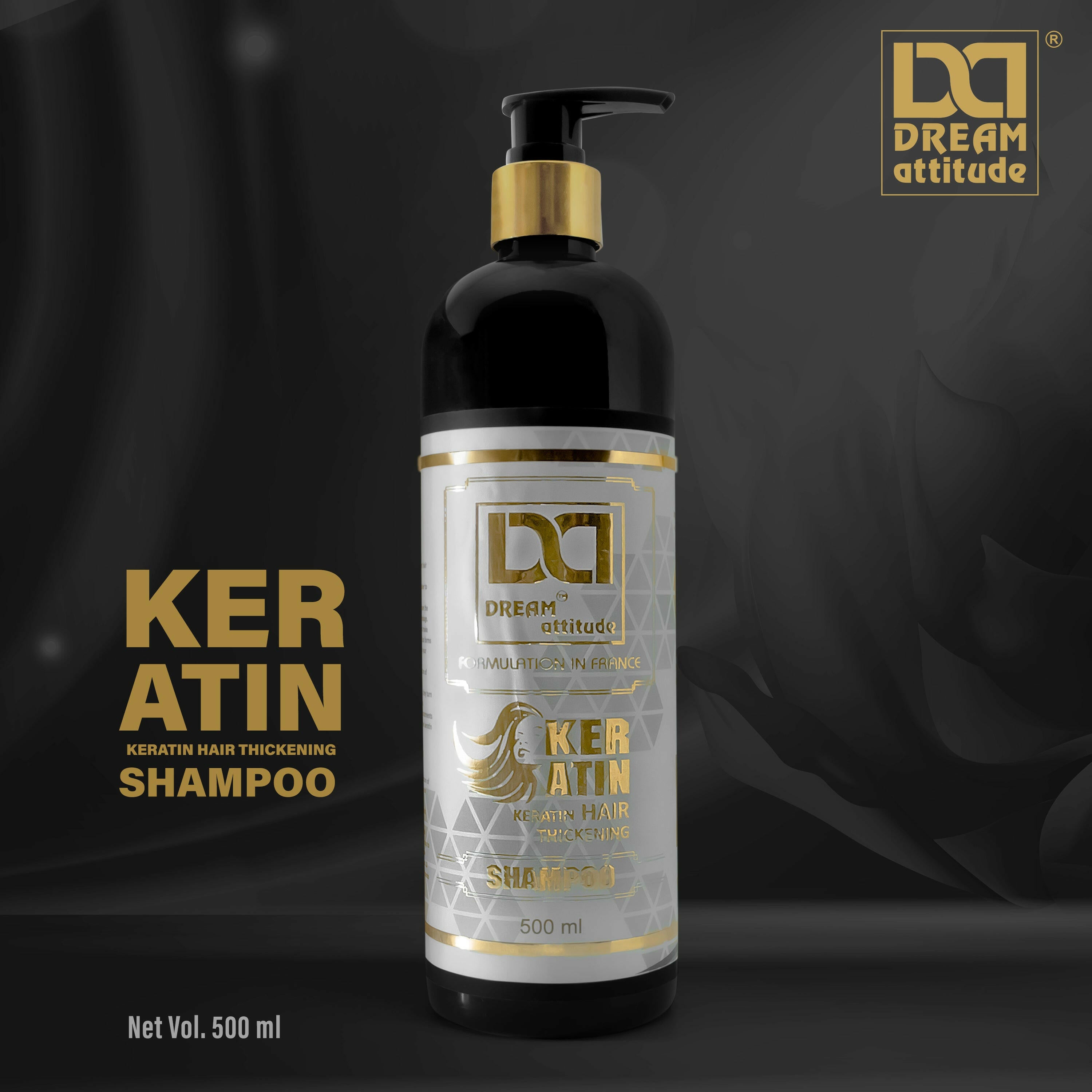 Dream Attitude Keratin Hair Thickening Shampoo - Transform Your Hair with Volume and Strength - Image 6 - DREAM Attitude