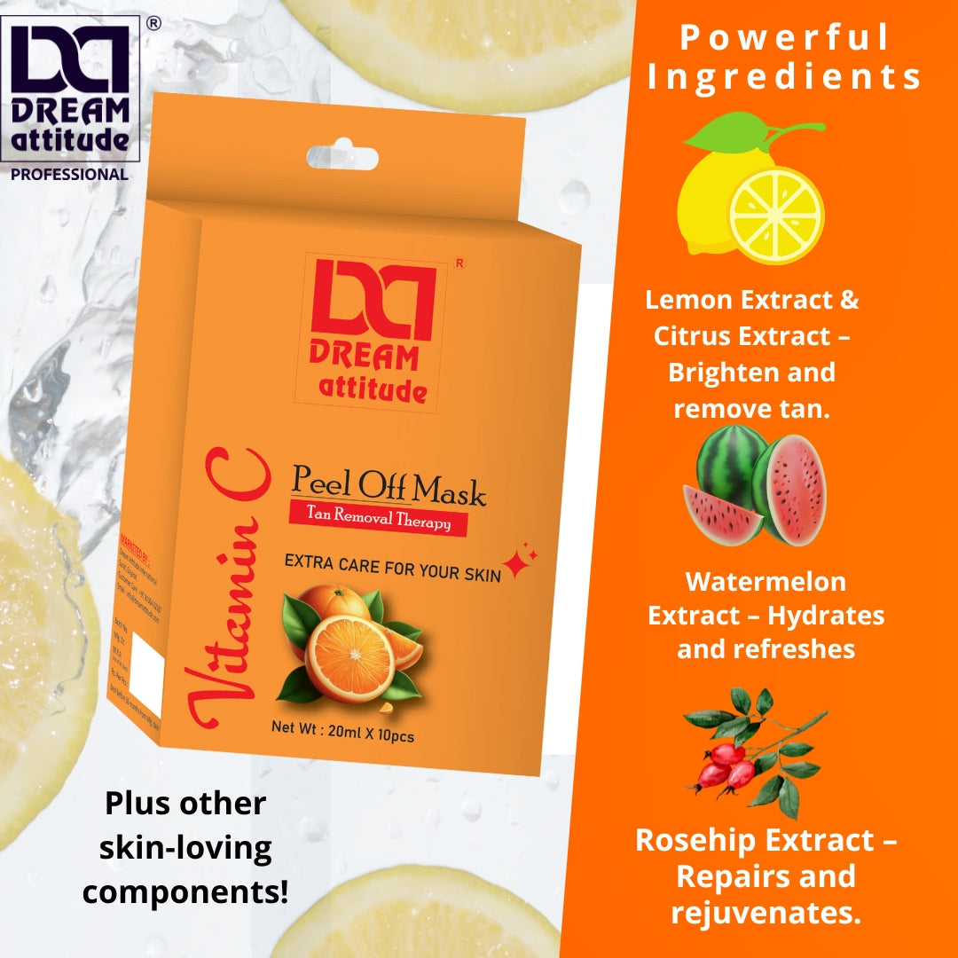 Natural Glowing Skin with Vitamin C Peel Off Mask - The Ultimate Skincare Product - Image 11 - DREAM Attitude