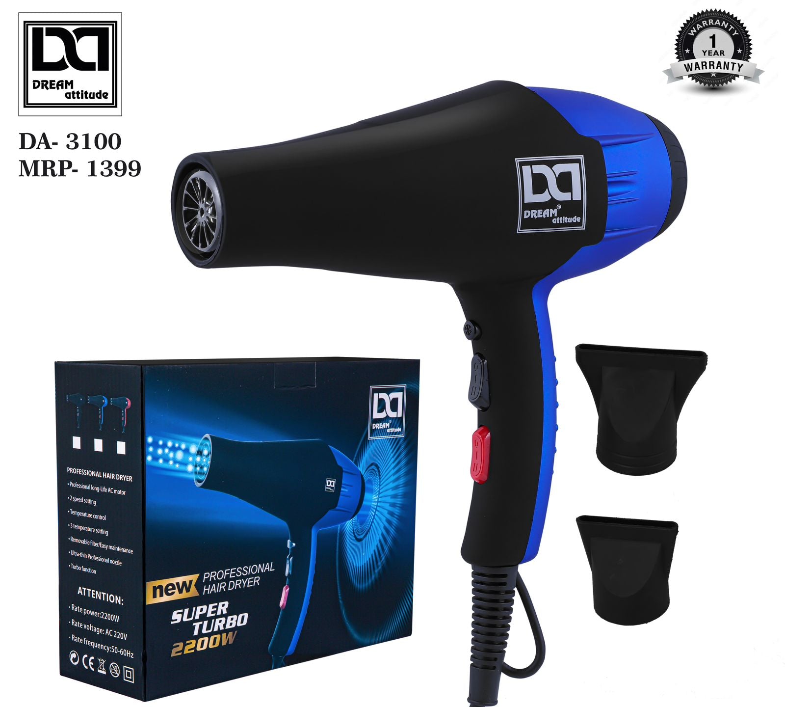 Elevate Pro Styling with the Hair Dryer 3301 - Image 2 - DREAM Attitude