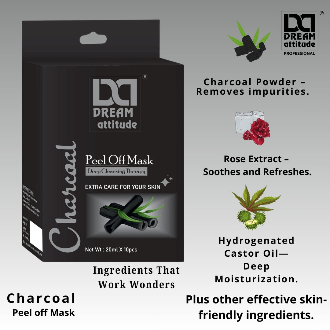 Charcoal Peel Off Mask for Deep Cleansing & Fresh Skin - Image 6 - DREAM Attitude