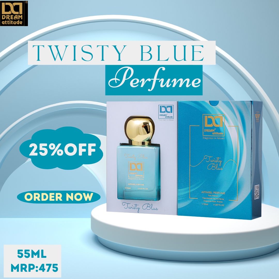DREAM attitude Twisty Blue Perfume: Fresh Fragrance for Oceanic Vitality - Image 4 - DREAM Attitude