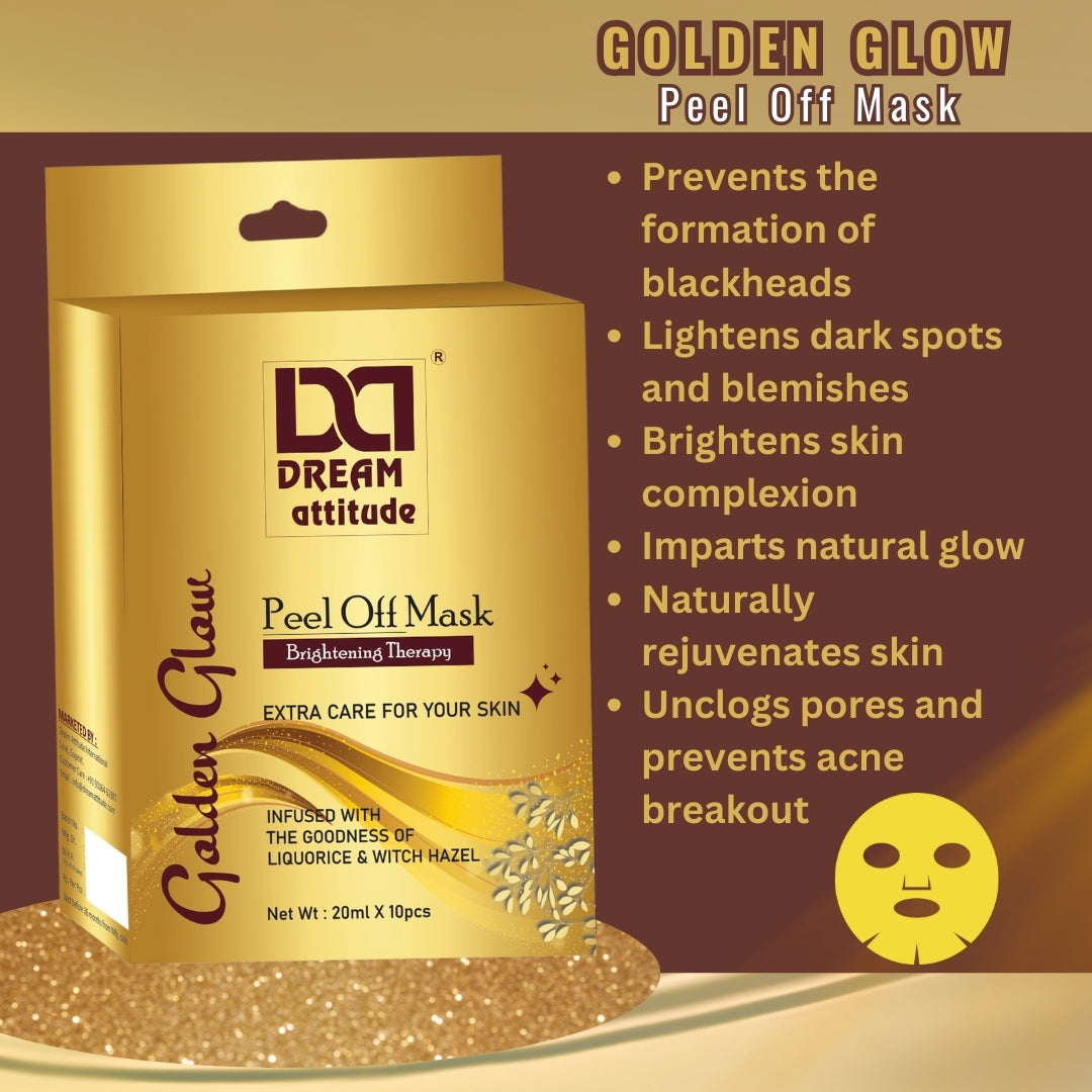Gold Peel Off Mask | Brightening Therapy for Glowing Skin - Image 9 - DREAM Attitude