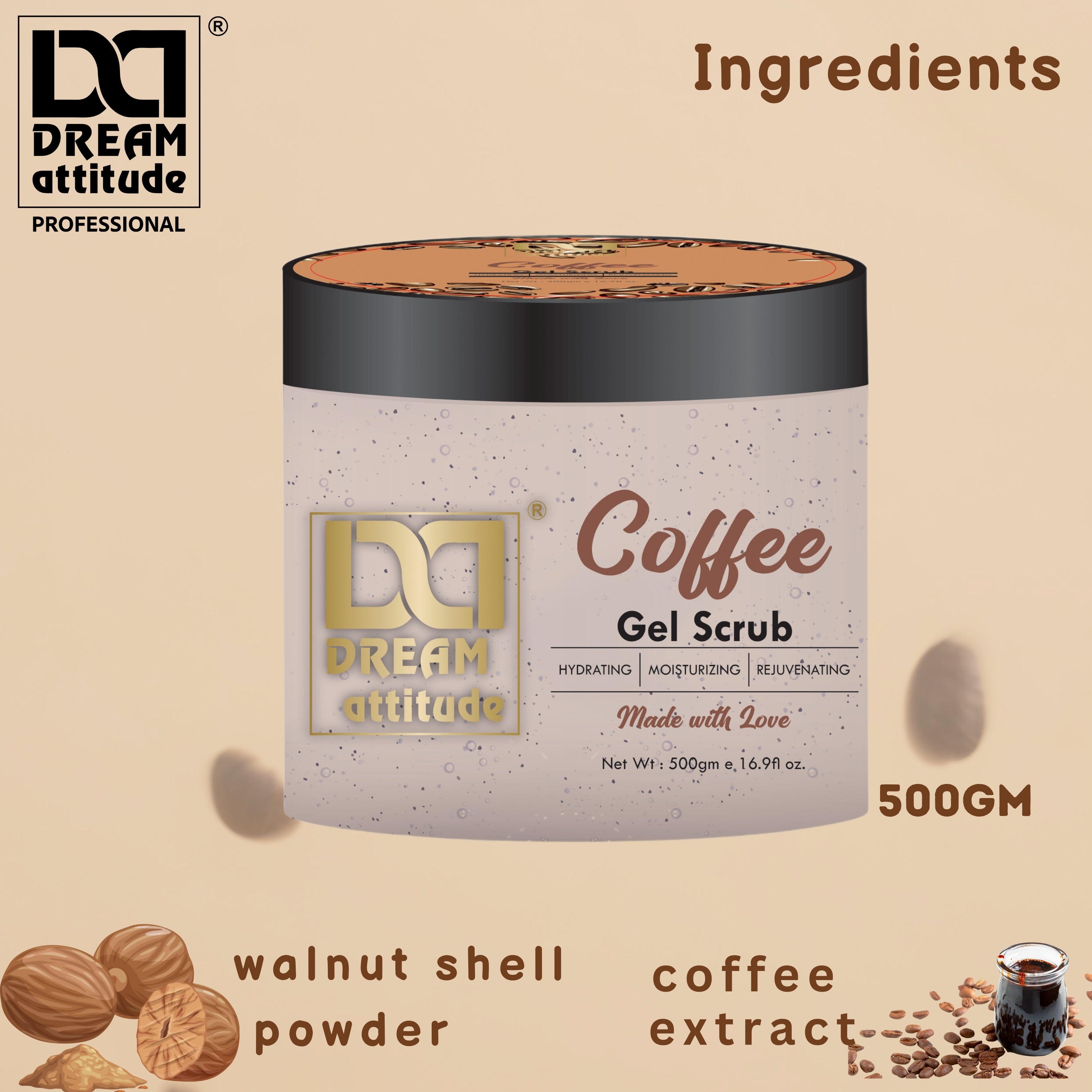 Exfoliating Gel with Coffee Scrub – Gentle Skincare Solution - Image 12 - DREAM Attitude