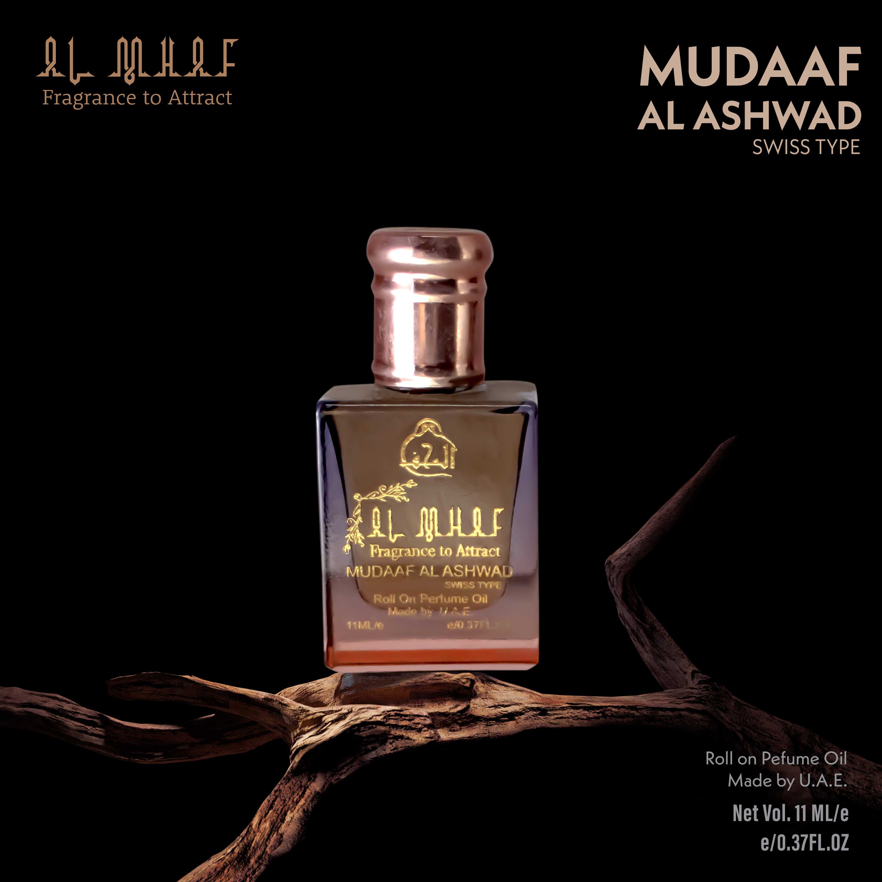 AL MHAF MUDAAF-AL-ASHWAD[BLACK SERIES] Perfume oil by DREAM attitude - Image 3 - DREAM Attitude
