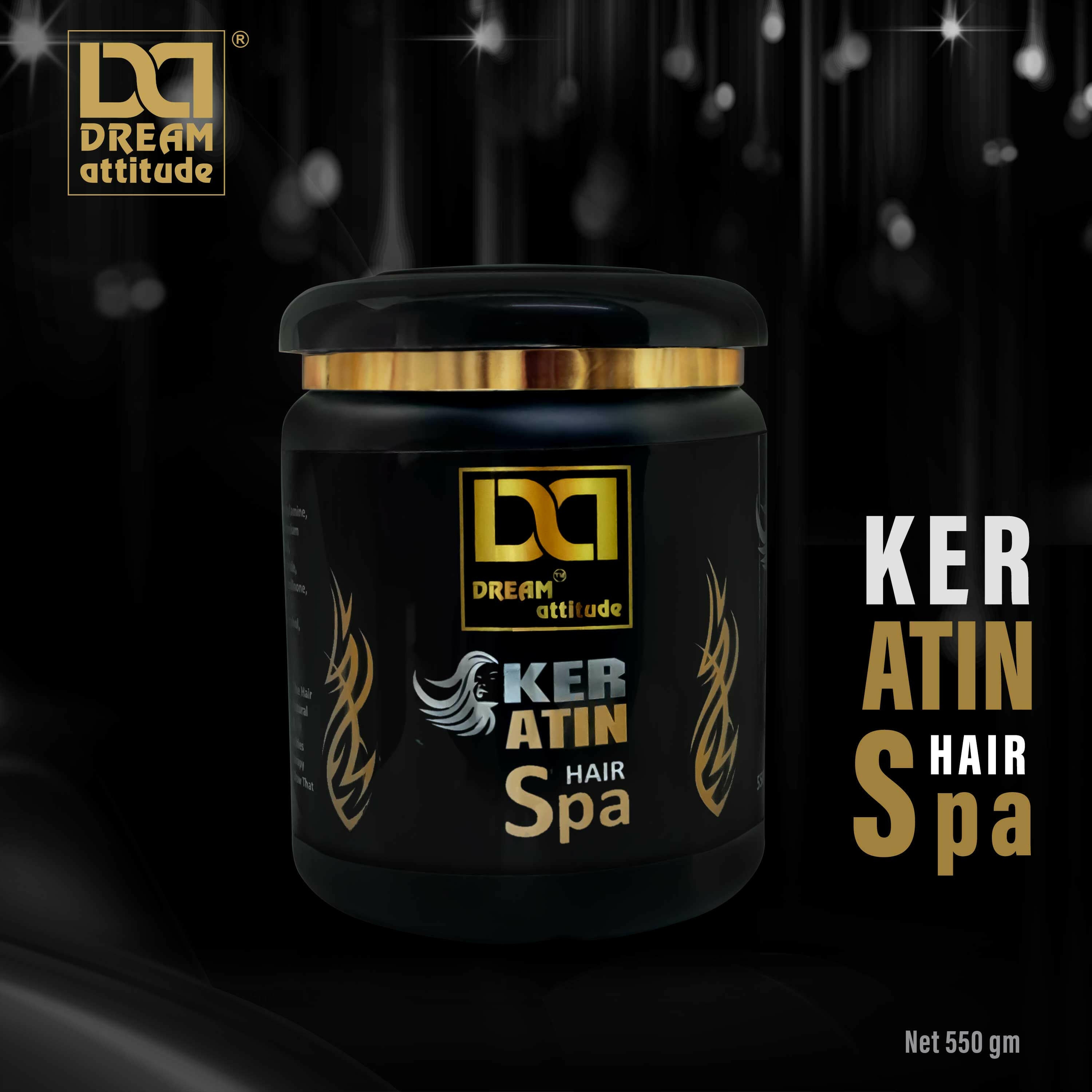 Dream Attitude Keratin Hair Spa - Indulgent Nourishment and Silky Smooth Finish 550GM - Image 2 - DREAM Attitude