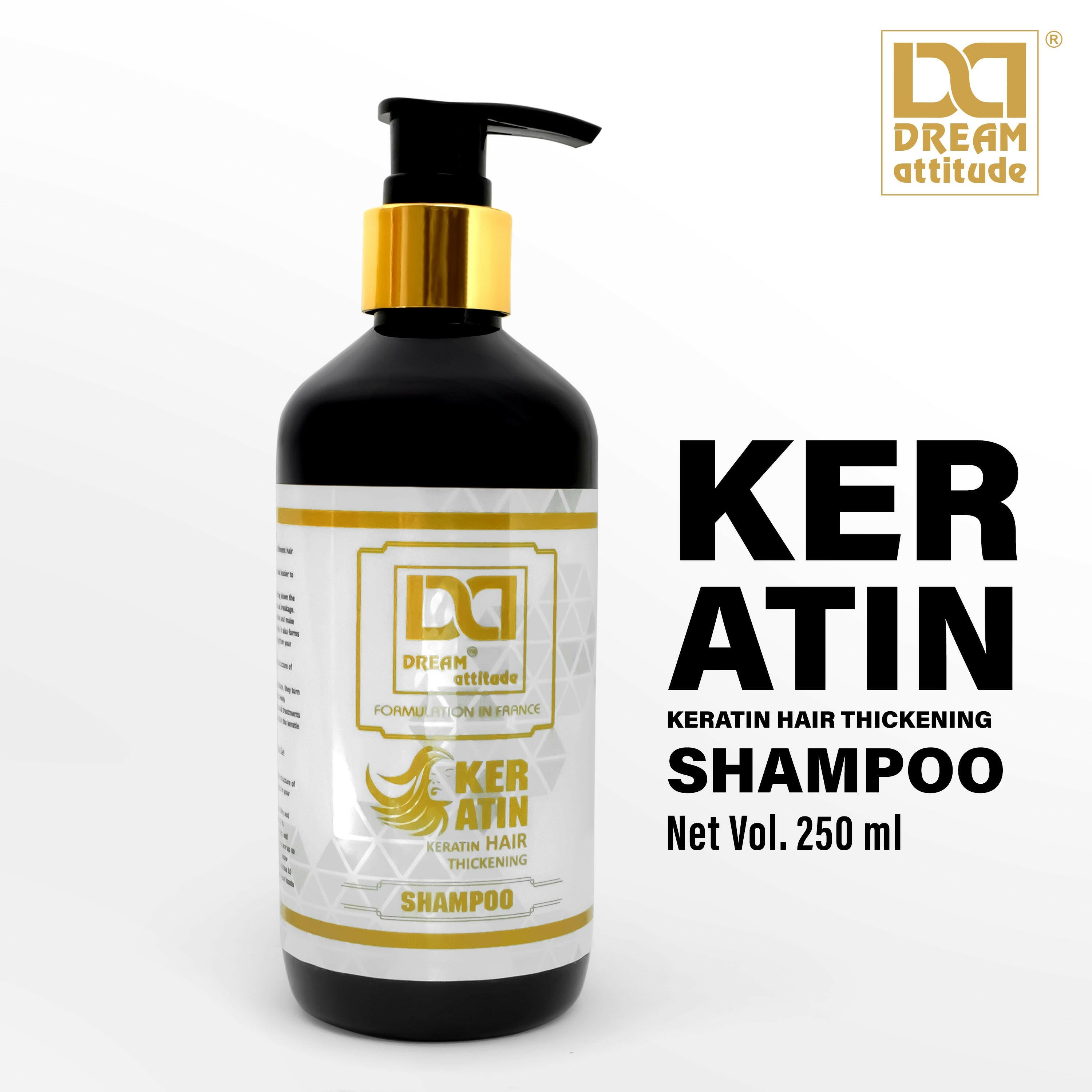 Dream Attitude Keratin Hair Thickening Shampoo - Transform Your Hair with Volume and Strength - Image 4 - DREAM Attitude
