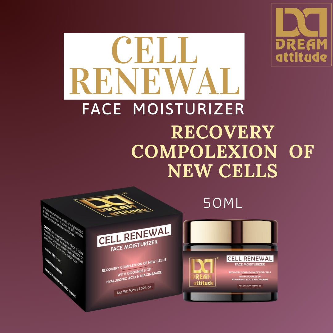 Cell Renewal Face Moisturizer [50ML] - Image 2 - DREAM Attitude