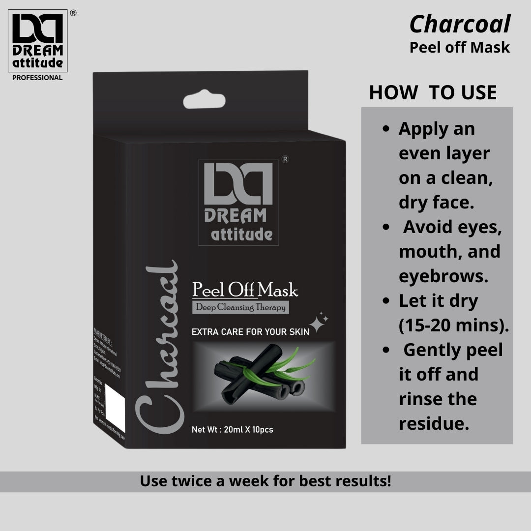 Charcoal Peel Off Mask for Deep Cleansing & Fresh Skin - Image 16 - DREAM Attitude