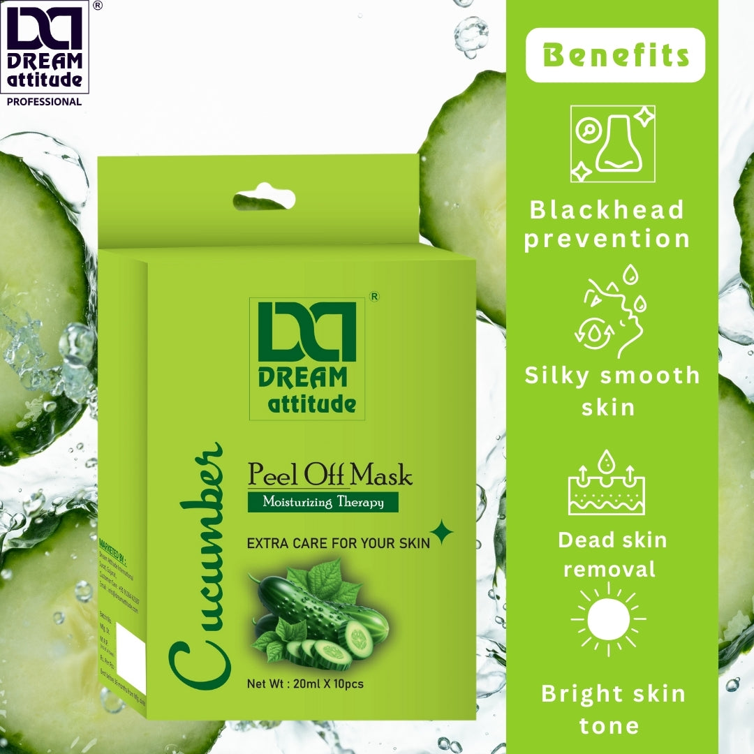Cucumber Peel Off Mask – Blackhead Removal & Hydrating Therapy - Image 14 - DREAM Attitude