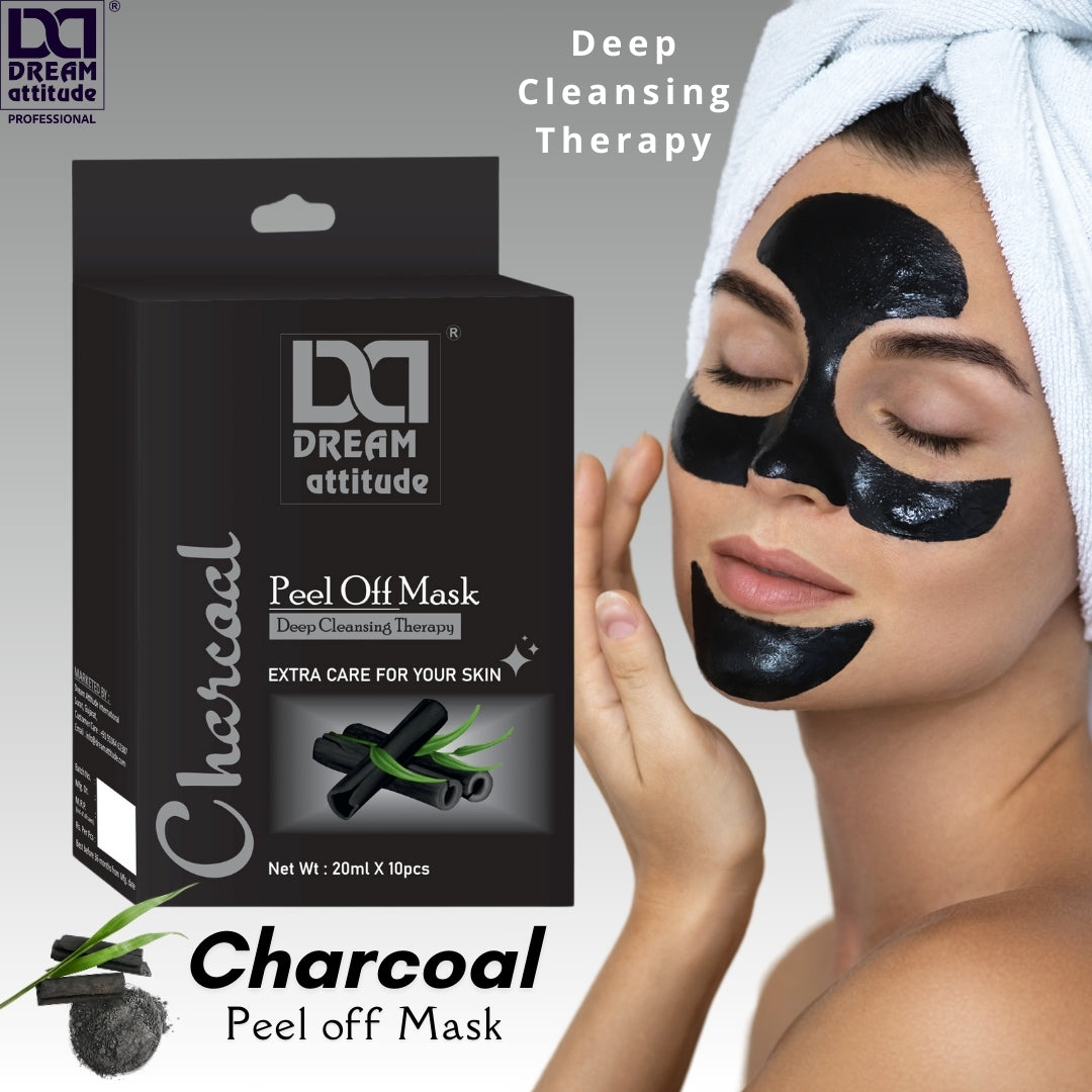 Charcoal Peel Off Mask for Deep Cleansing & Fresh Skin