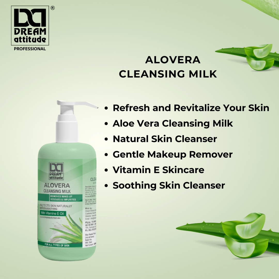 ALOEVERA CLEANSING MILK [900ML] [500ml] - Image 6 - DREAM Attitude