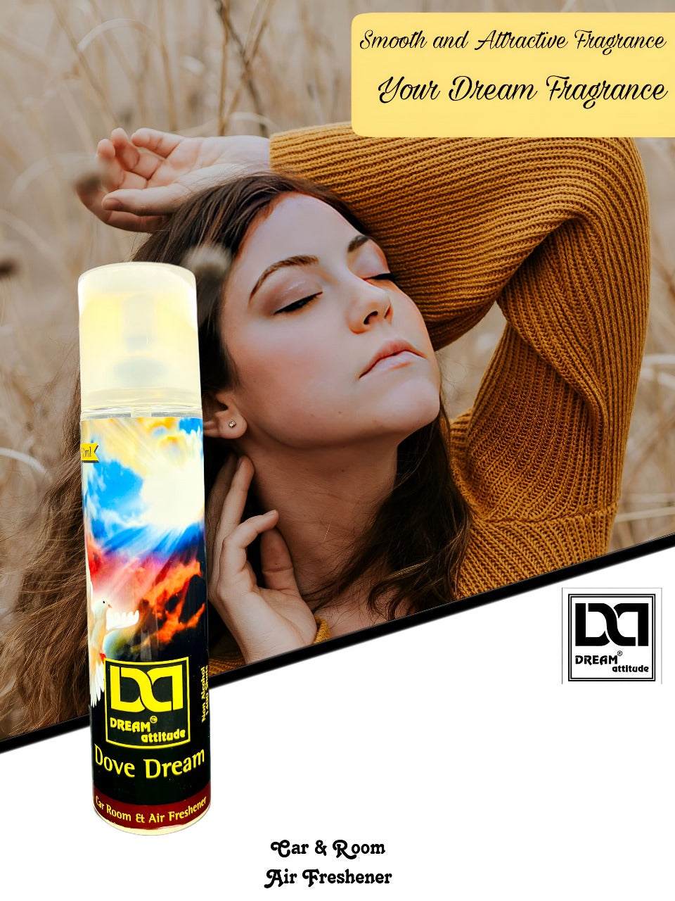 DREAM attitude Dove Dream Air Freshener: Tranquility and Luxurious Elegance