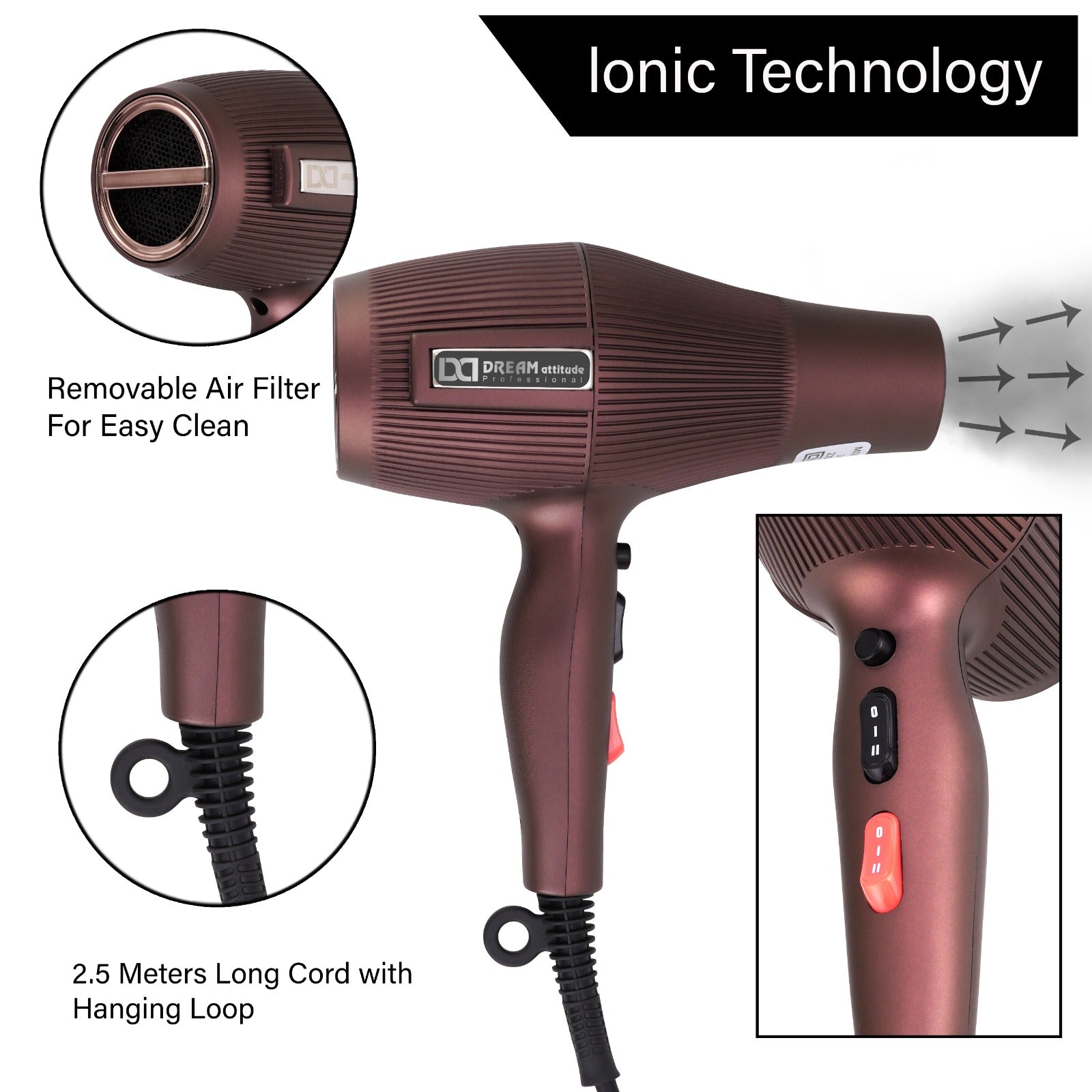 Dream Attitude Unbreakable Hair Dryer: Elevate Your Styling Experience - Image 9 - DREAM Attitude