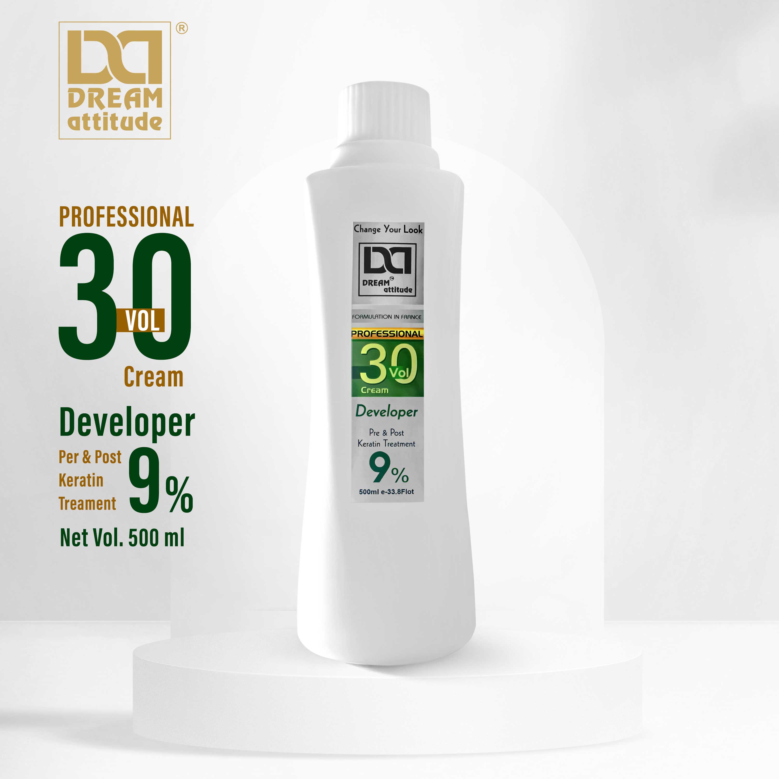 Dream Attitude Hair Developer 30 Vol - Intense and Vibrant Hair Color Results