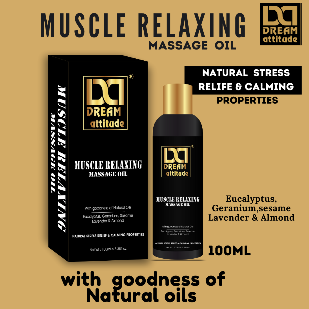 Muscle Relaxing Massage Oil  [100ml] - Image 4 - DREAM Attitude