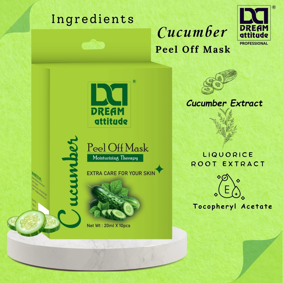 Cucumber Peel Off Mask – Blackhead Removal & Hydrating Therapy - Image 3 - DREAM Attitude