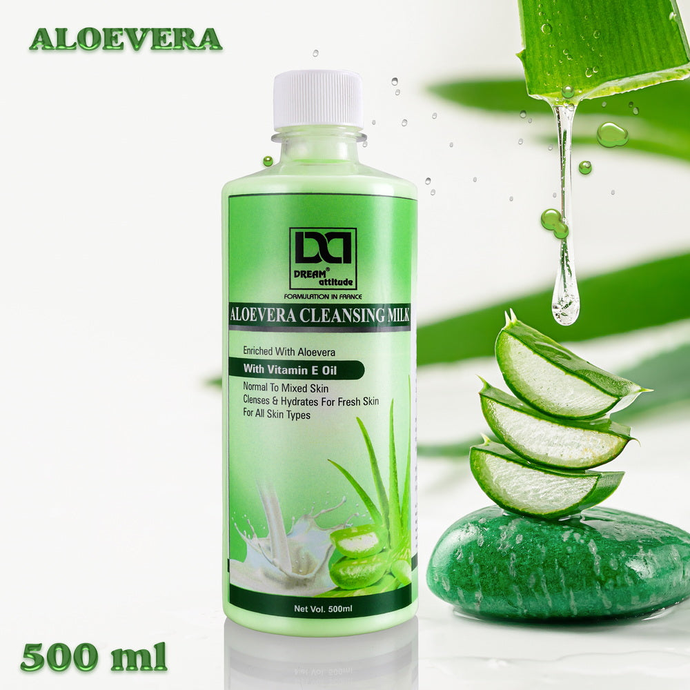 ALOEVERA CLEANSING MILK [900ML] [500ml] - Image 2 - DREAM Attitude