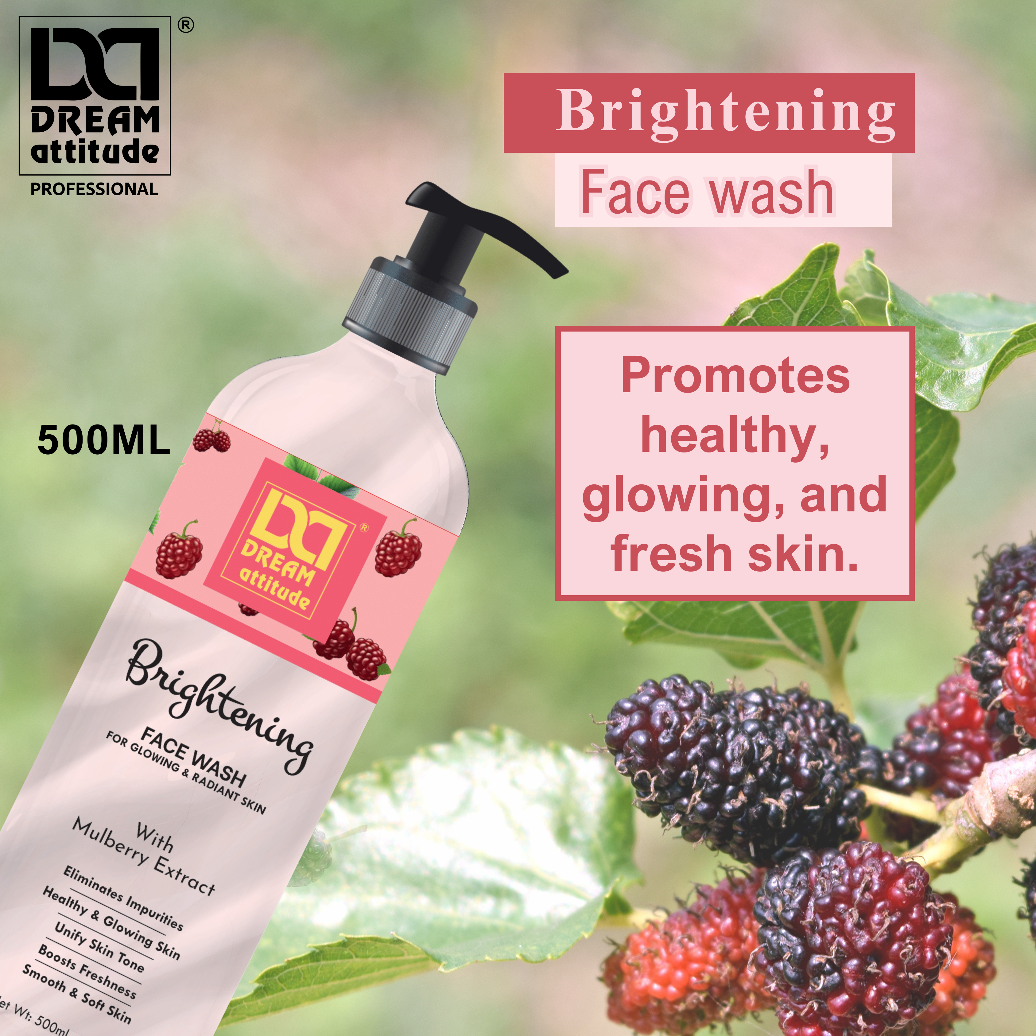 Brightening Face Wash for Glowing Skin with Mulberry Extract - Image 6 - DREAM Attitude