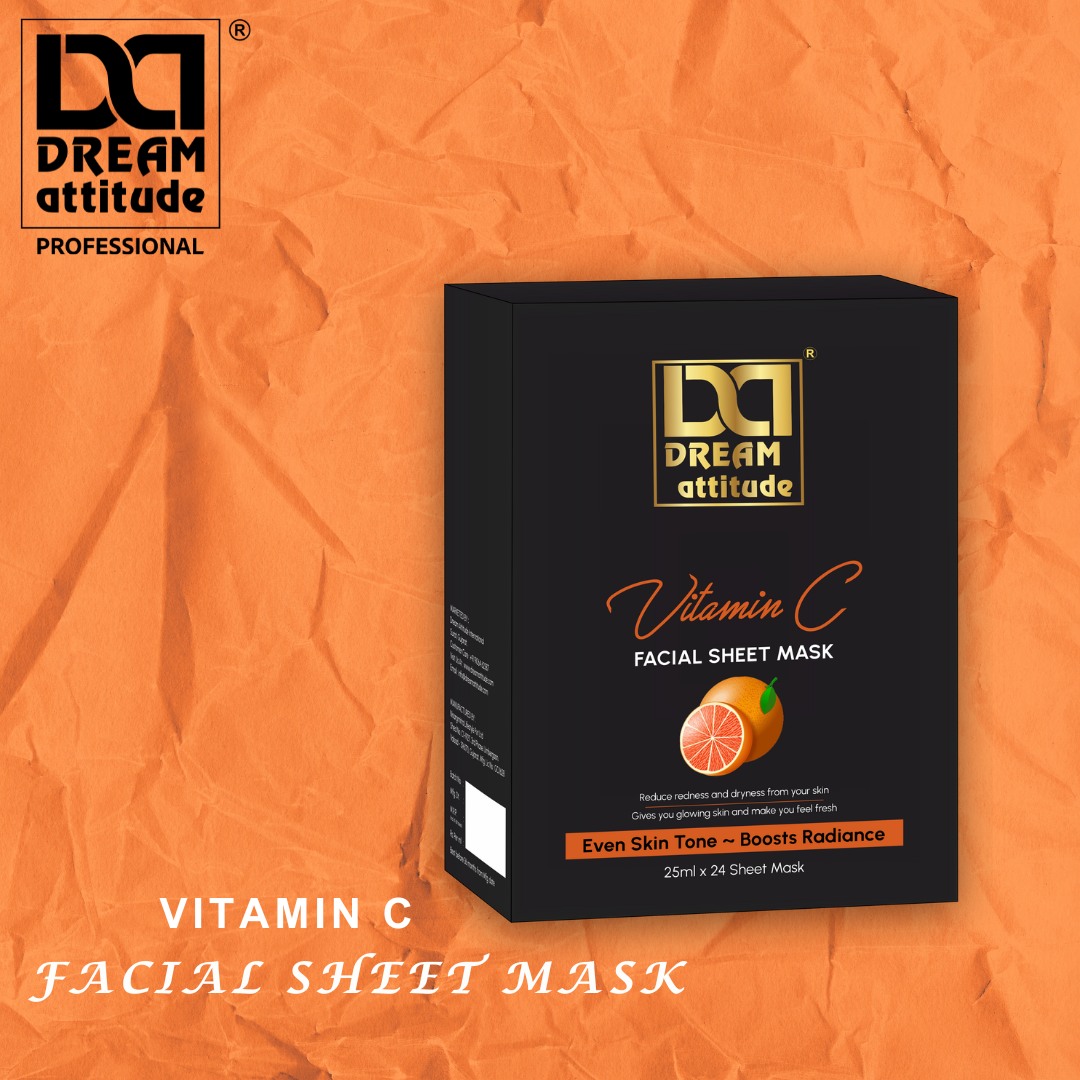 Vitamin-C Facial Sheet Mask - Image 3 - DREAM Attitude