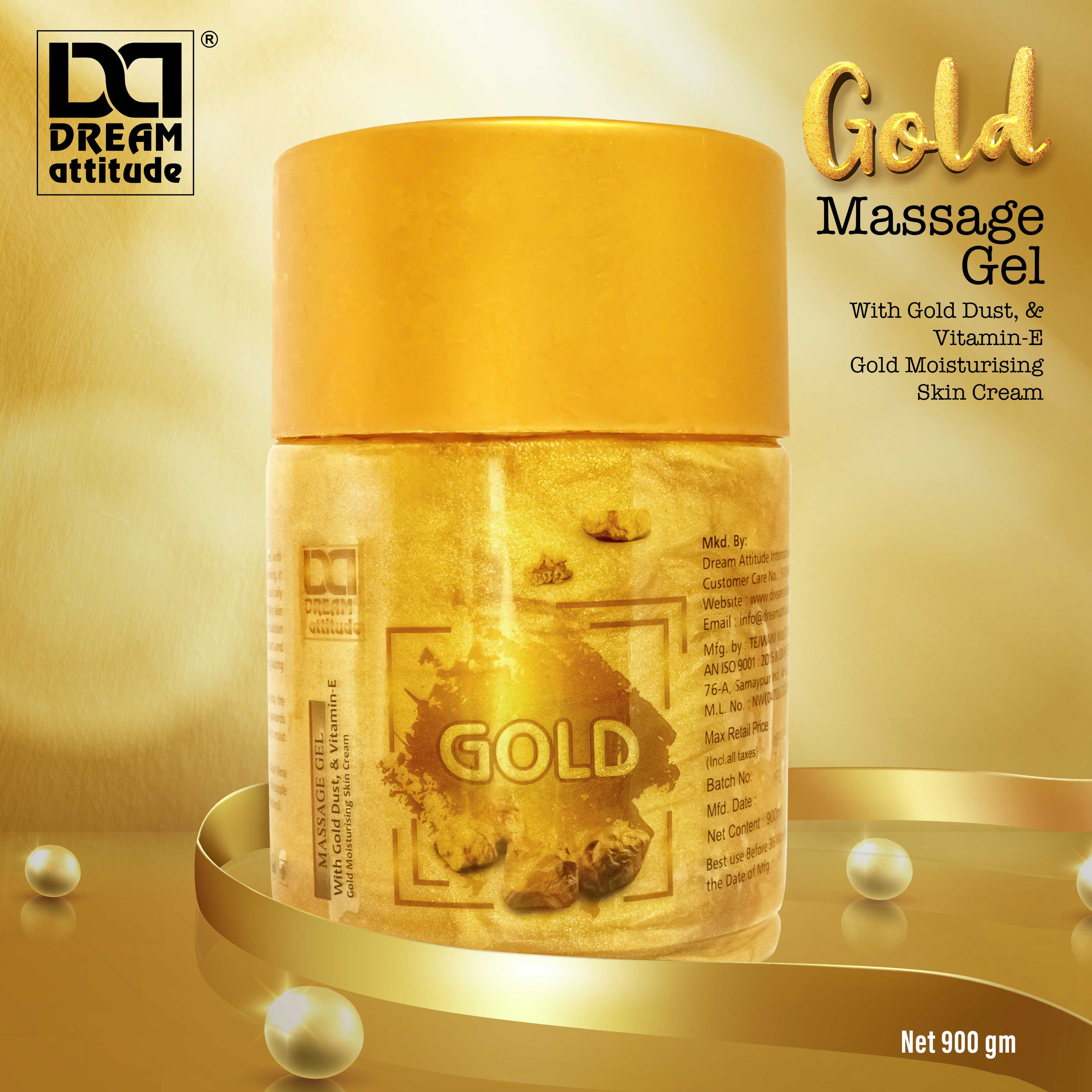 DREAM attitude Gold Massage Gel - Image 3 - DREAM Attitude