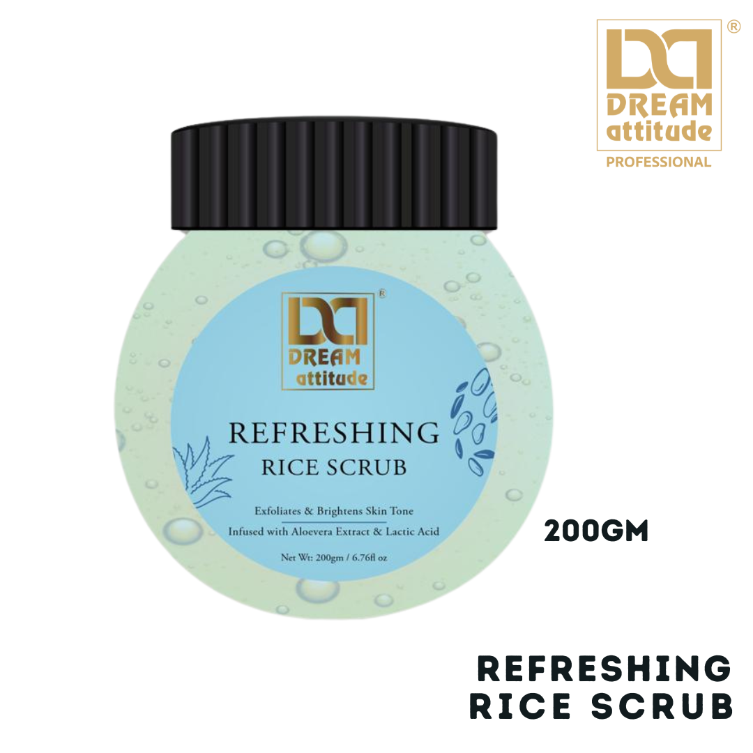 Refreshing Rice Scrub [200gm] - Image 3 - DREAM Attitude