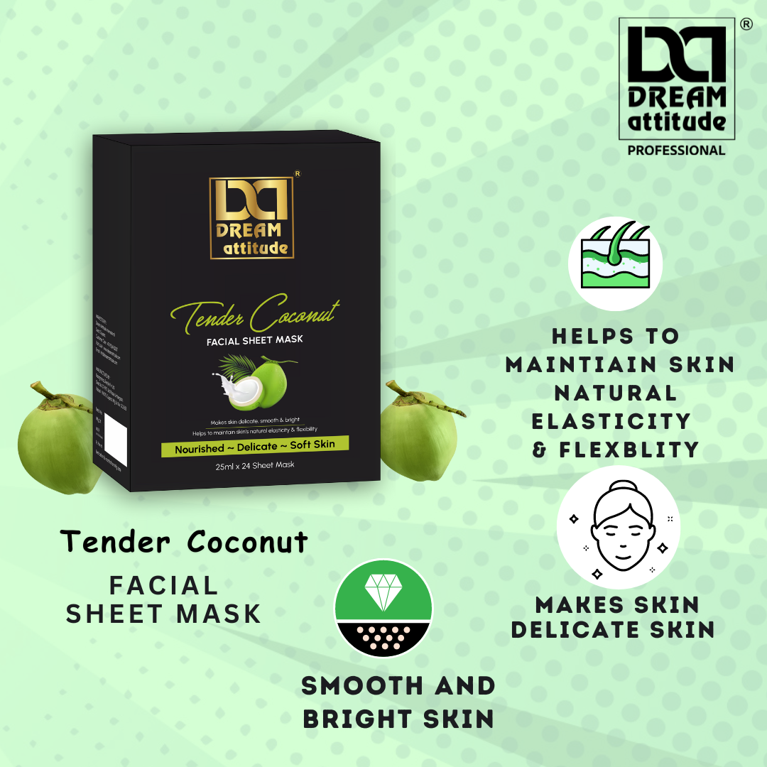 Tender Coconut Facial Sheet Mask - Image 2 - DREAM Attitude