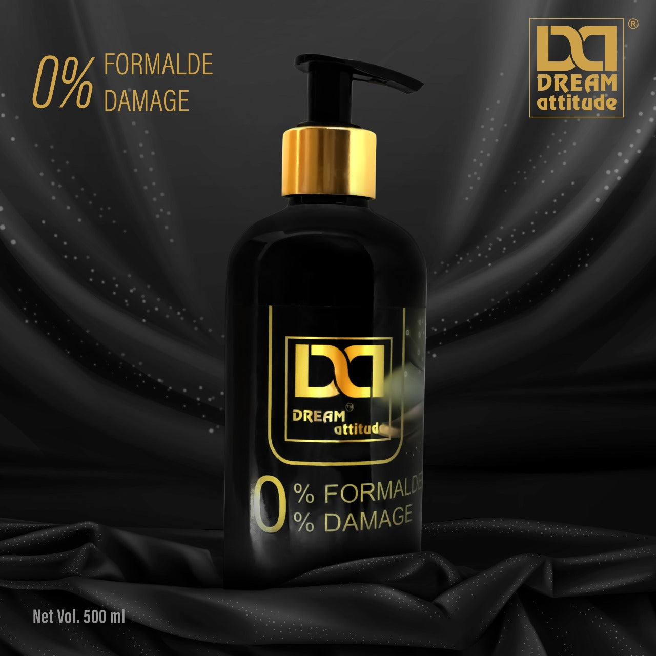 Dream Attitude Keratin Hair Treatment - Silky-Smooth Locks with Moroccan Argan Oil [500ml] - Image 3 - DREAM Attitude