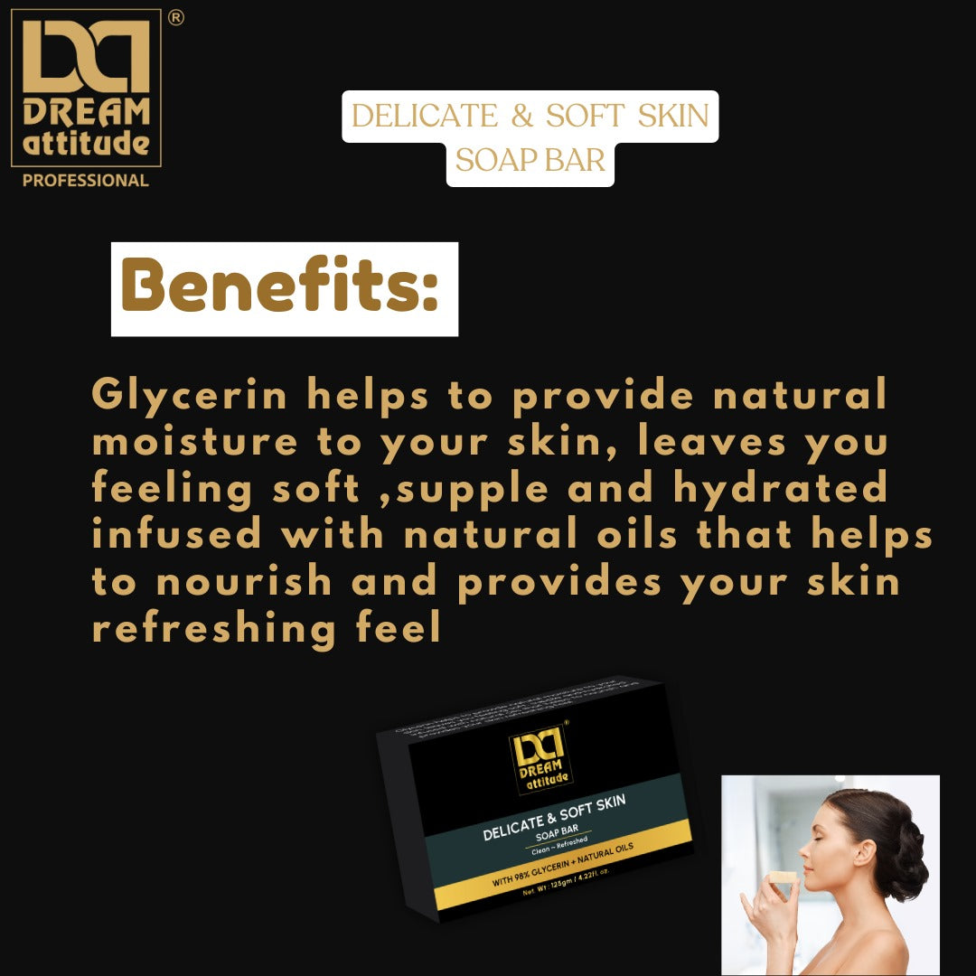 DELICATE AND SOFT SKIN SOAP BAR [125GM] - Image 12 - DREAM Attitude