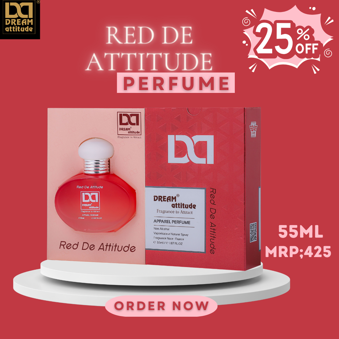 DREAM attitude Red de Attitude Perfume: Bold Sophistication for Vibrant Confidence - Image 3 - DREAM Attitude