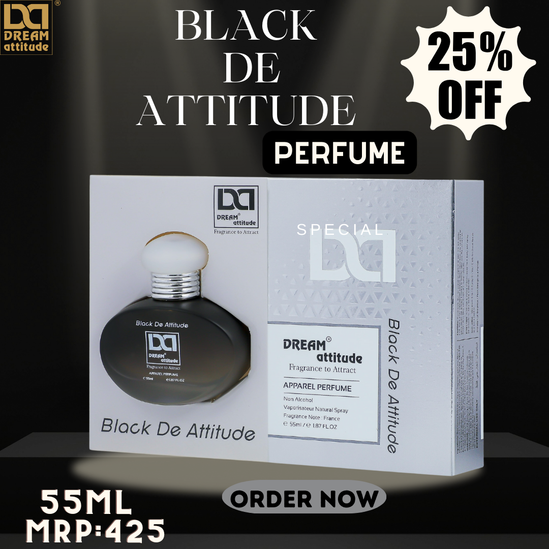 DREAM attitude Black de Attitude Perfume: Mysterious Fragrance for Dark Elegance - Image 3 - DREAM Attitude